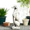 Glitzhome® 32" Sitting Dog Garden Statue